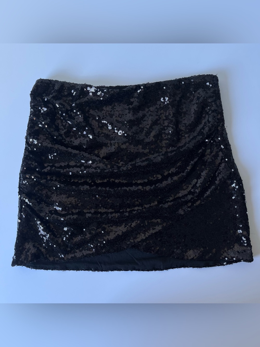 Sincerely Jules Black Sequin Mini Skirt